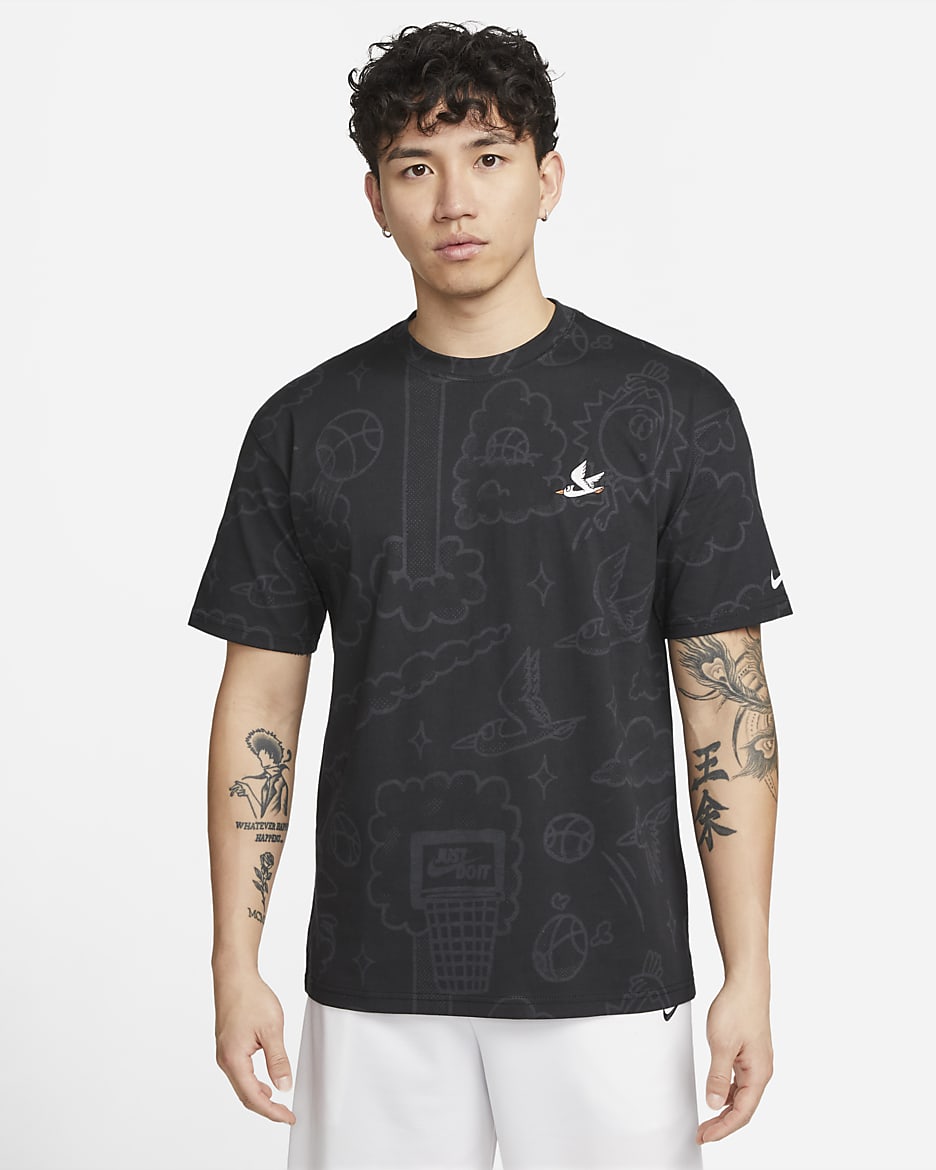 Nike all over print shirt best sale